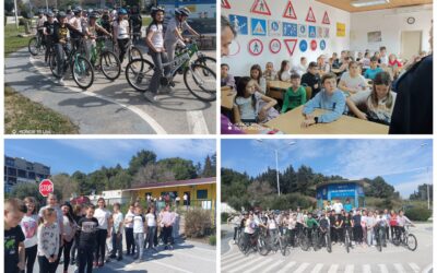 Posjet učenika 4. razreda Područnom uredu civilne zaštite Split i školskom prometnom poligonu Autokluba Split