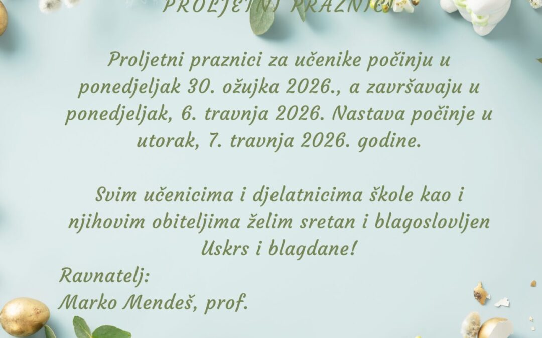 Proljetni praznici